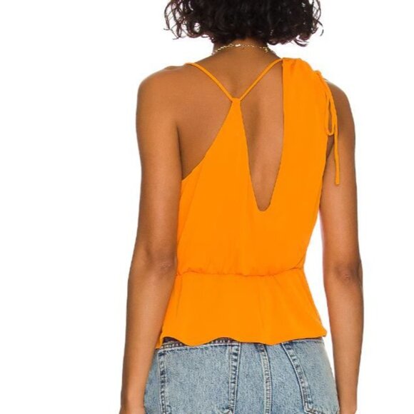 NWT Women's - NBD Tanvi Orange Top, Size Medium - Picture 2 of 9